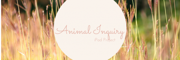 Animal Inquiry iPad Project